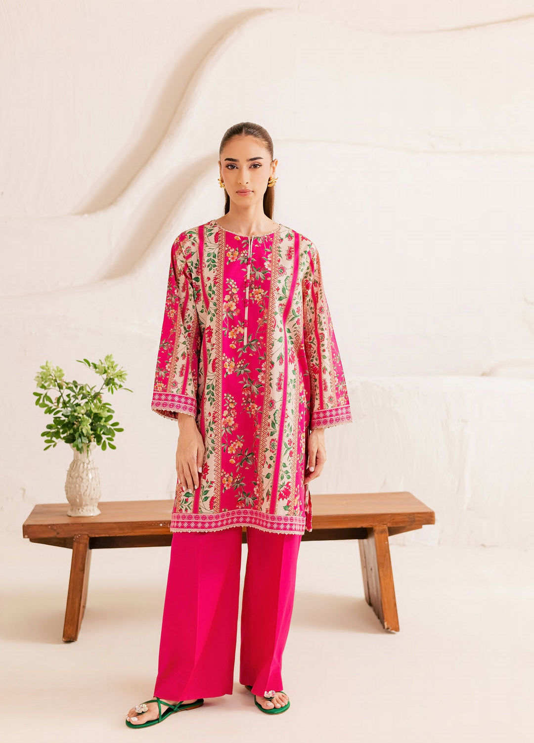 Day Dream by Rashid Textiles RTW Printed Lawn 2 Piece Suit RT26RDD Blush - Casual Collection