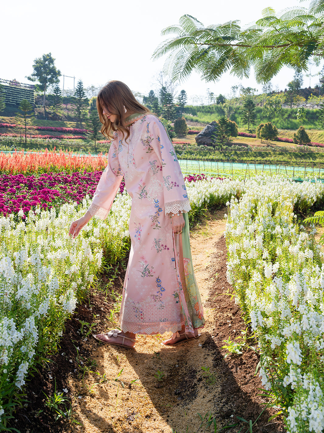 The Scent Of Summers by Yards Unstitched Embroidered Lawn 3 Piece Suit Blush Meadow Casual Collection