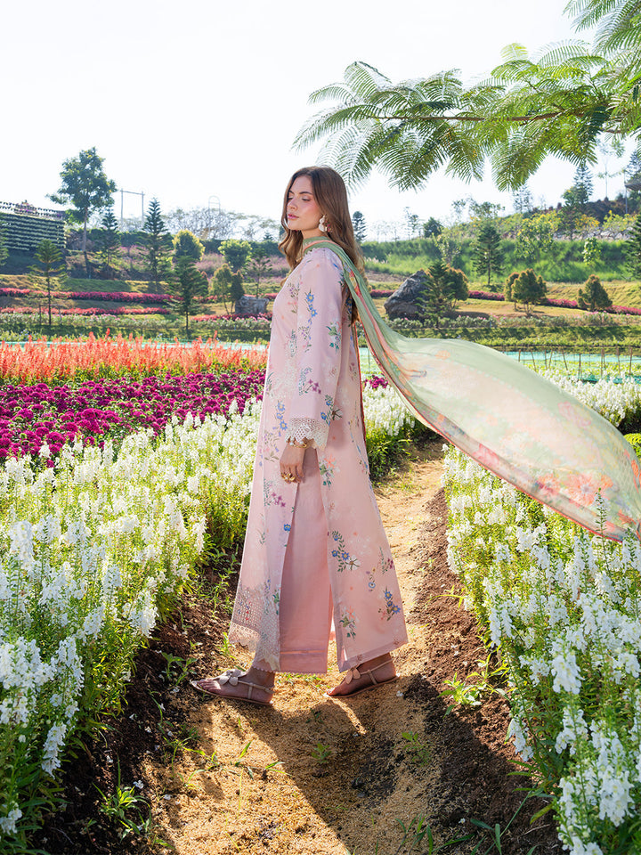 The Scent Of Summers by Yards Unstitched Embroidered Lawn 3 Piece Suit Blush Meadow Casual Collection