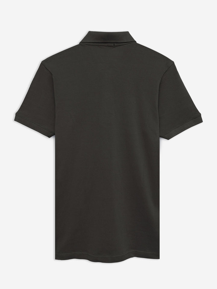 Brumano  Solids Cotton Polo Brown 100% Cotton Basic Polo