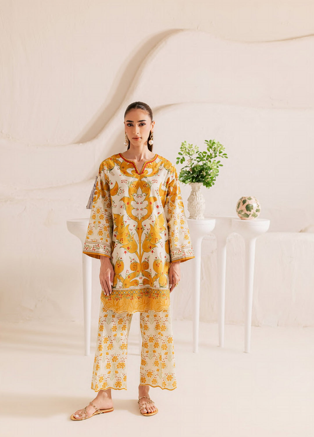 Day Dream by Rashid Textiles RTW Printed Lawn 2 Piece Suit RT26RDD Buttercup - Casual Collection