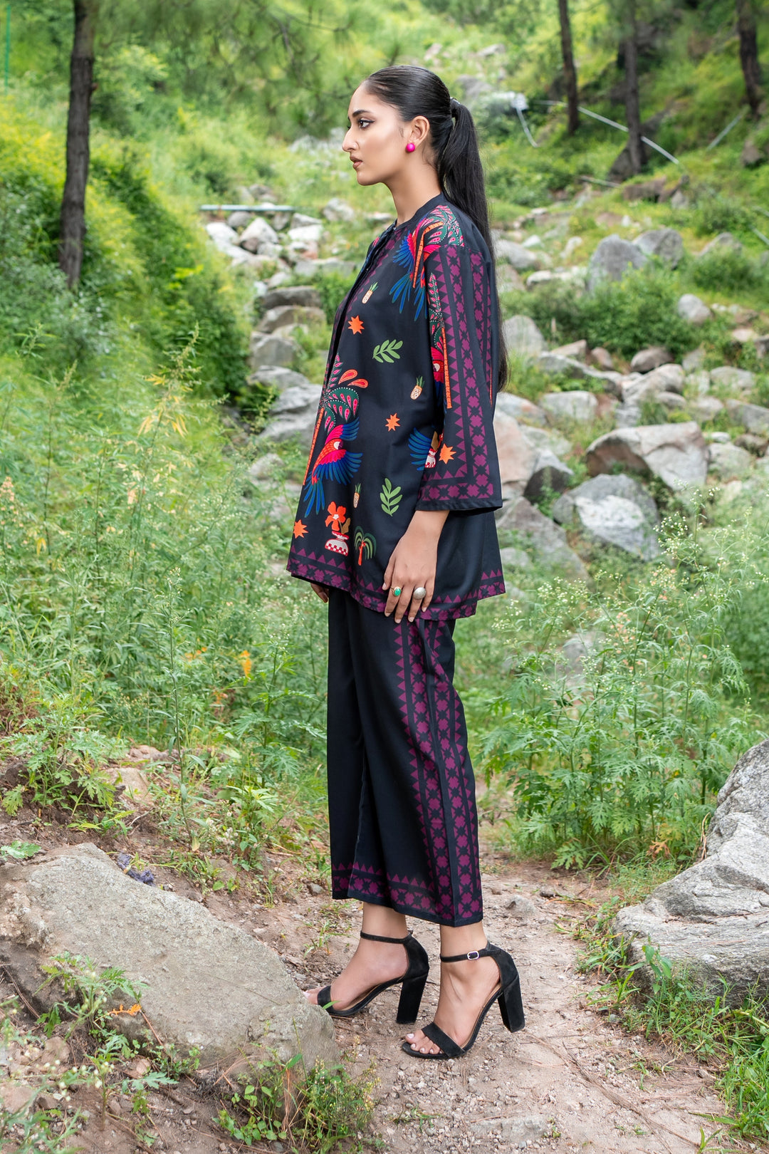 Dhaga Women Pret Printed 2 Piece poly cambric Carol SS25DSP324 - Summer Collection