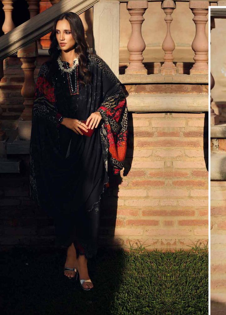 Combination by Charizma Unstitched Embroidered Linen 3 Piece Suit CHRUCL CCW7-16 - Casual Collection