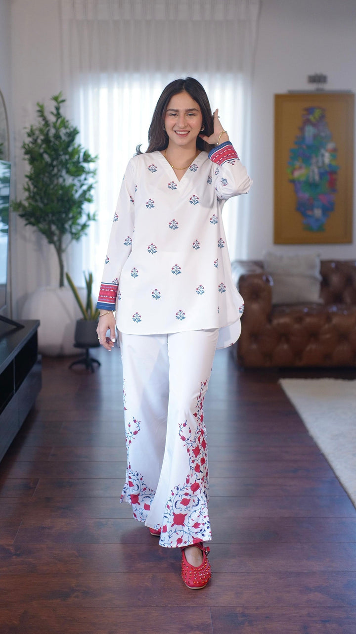 Dhaga Women Pret Printed 2 Piece Soft Crepe Kiz SS24DSP254 - Summer Collection