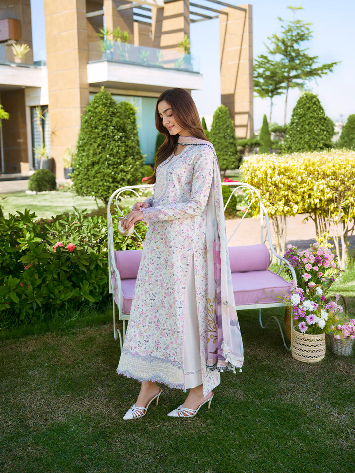 Sunset Muse by Izel Unstitched Embroidered Lawn 3 Piece Suit Ciel - Eid Collection
