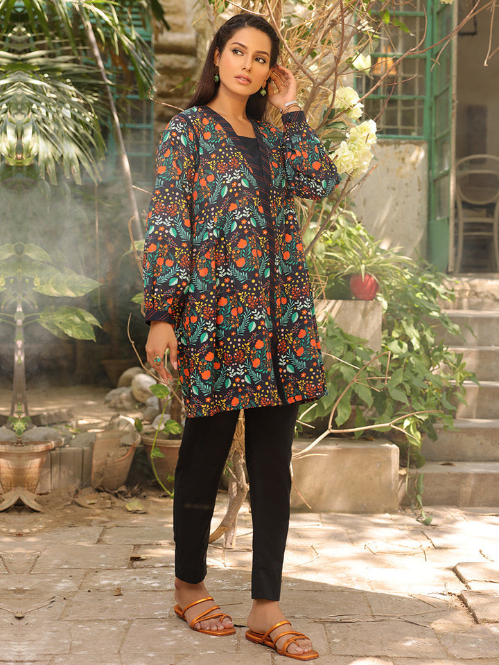 Salitex Women Printed Khaddar 1 Piece Shirt CP-W22-C-003 - Winter Collection