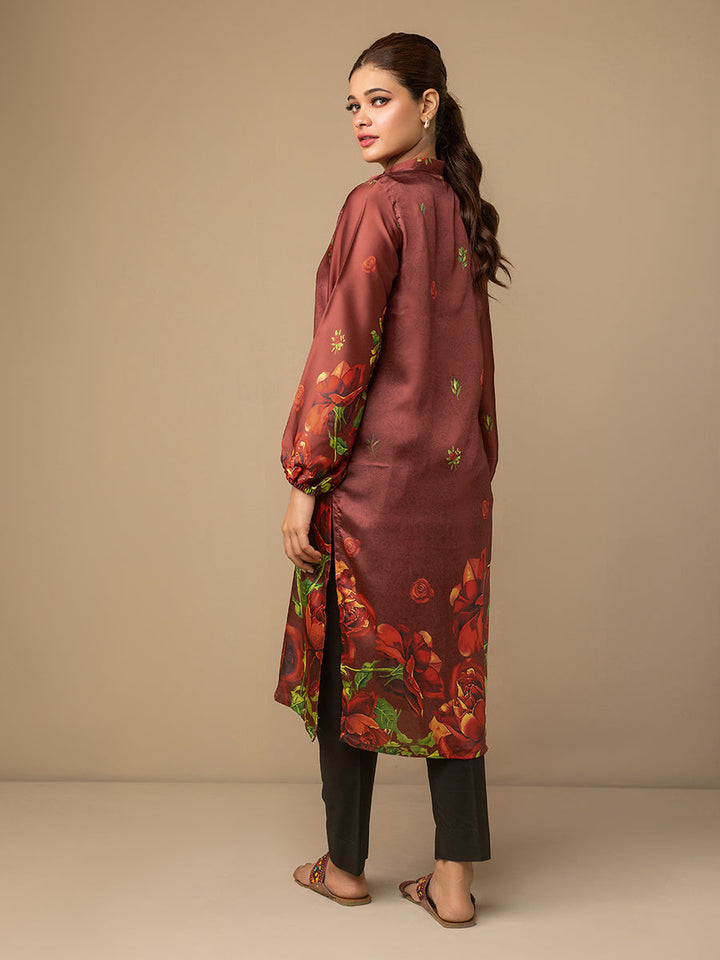 Salitex Women Printed Silk 1 Piece Shirt CPS23DH007 - Summer Collection