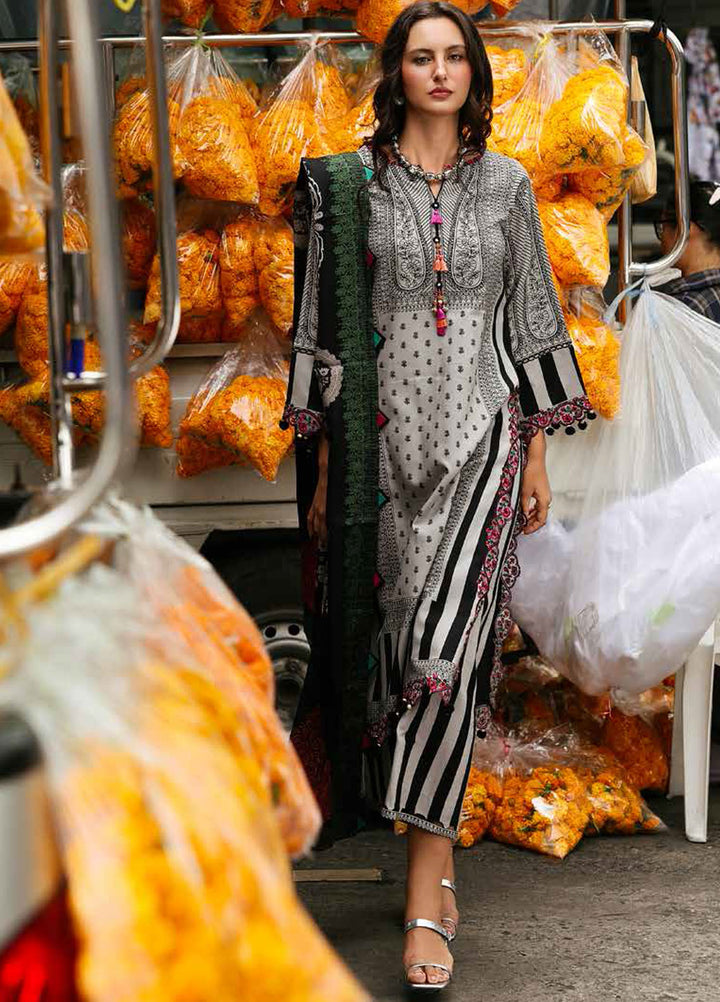 Charizma Embroidered Linen Suits Unstitched 3 Piece CRZ25EL CCW6-08 - Winter Collection