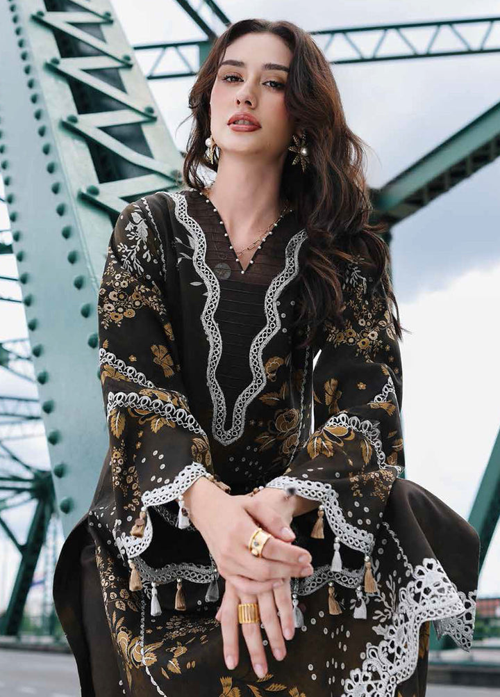 Charizma Embroidered Linen Suits Unstitched 3 Piece CRZ25EL CCW6-09 - Winter Collection