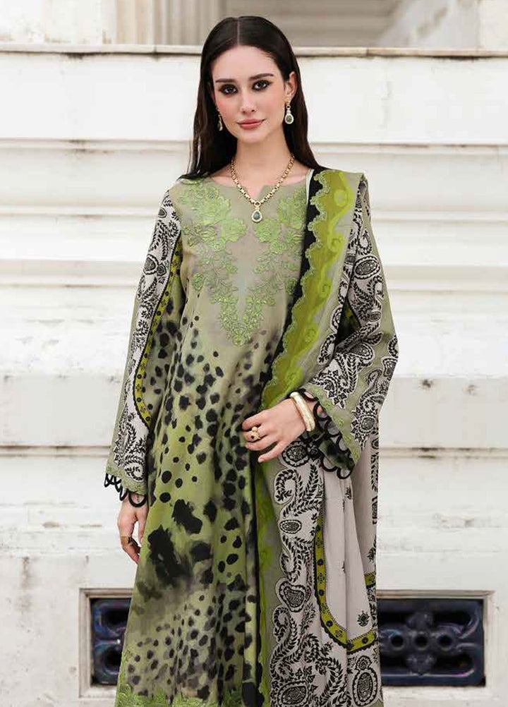 Charizma Embroidered Linen Suits Unstitched 3 Piece CRZ25EL CCW6-10 - Winter Collection