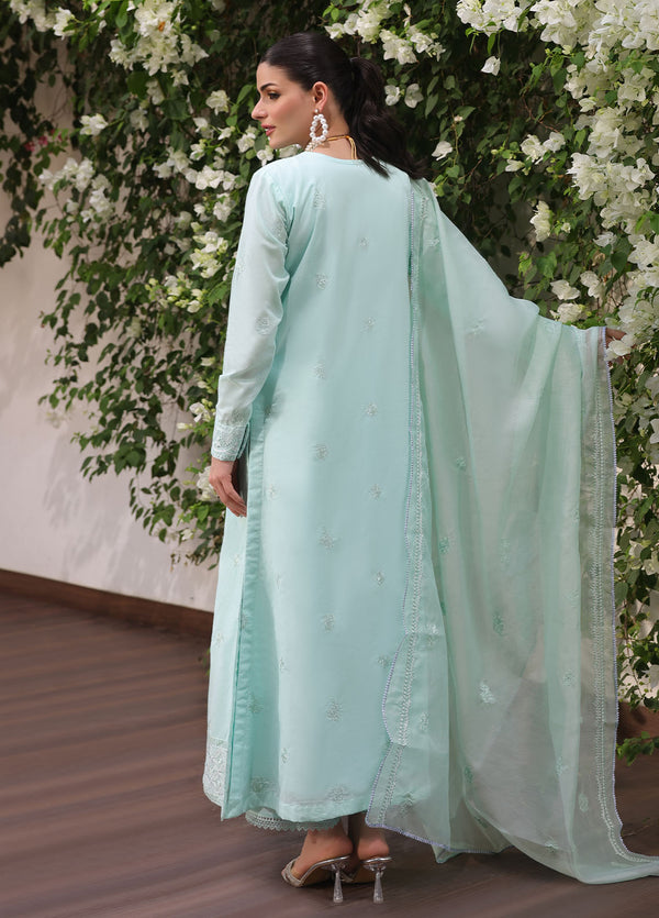 Sera by Sahane Pret Embroidered Lawn 3 Piece Suit CT-11002 Lobelia - Festive Collection