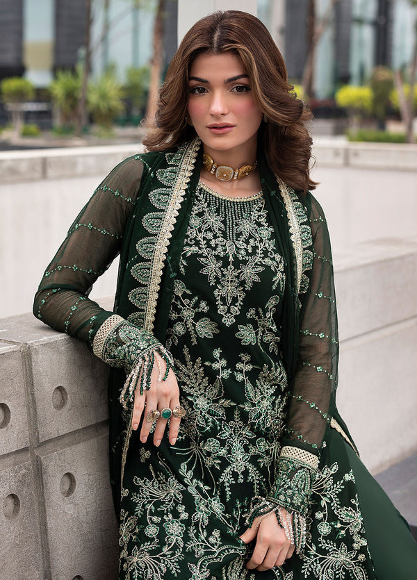 At First Glance by Sahane Pret Embroidered Chiffon 3 Piece Suit CT 25004 Everyn - Festive Collection