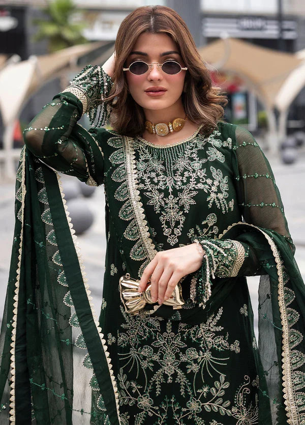 At First Glance by Sahane Pret Embroidered Chiffon 3 Piece Suit CT 25004 Everyn - Festive Collection