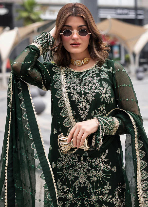 At First Glance by Sahane Pret Embroidered Chiffon 3 Piece Suit CT 25004 Everyn - Festive Collection