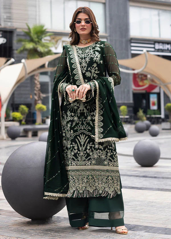 At First Glance by Sahane Pret Embroidered Chiffon 3 Piece Suit CT 25004 Everyn - Festive Collection