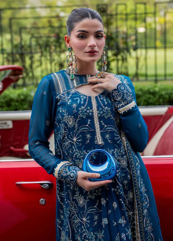 At First Glance by Sahane RTW Embroidered Chiffon 3 Piece Suit CT 25008P Breeze - Festive Collection
