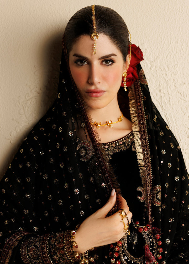 Chandni by Jazmin Unstitched Embroidered Velvet 3 Piece Suit JZ26UVC MEHARBANO CVF-26-D01 - Wedding Collection