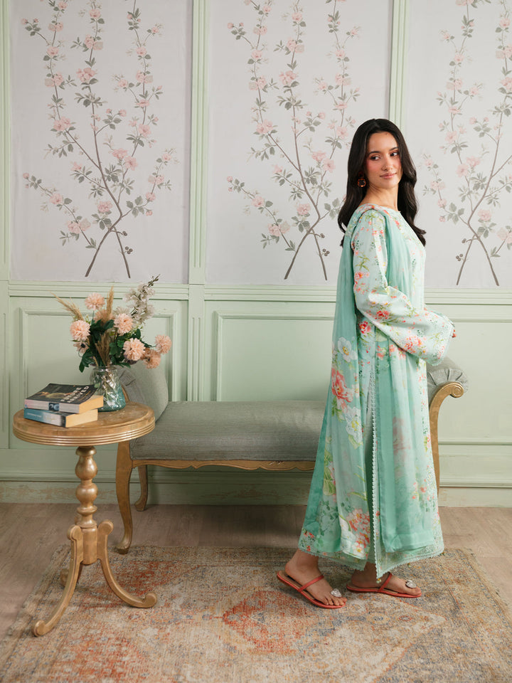 The Meetup by Yards Unstitched Embroidered Lawn 3 Piece Suit Calm Presence Casual Collection