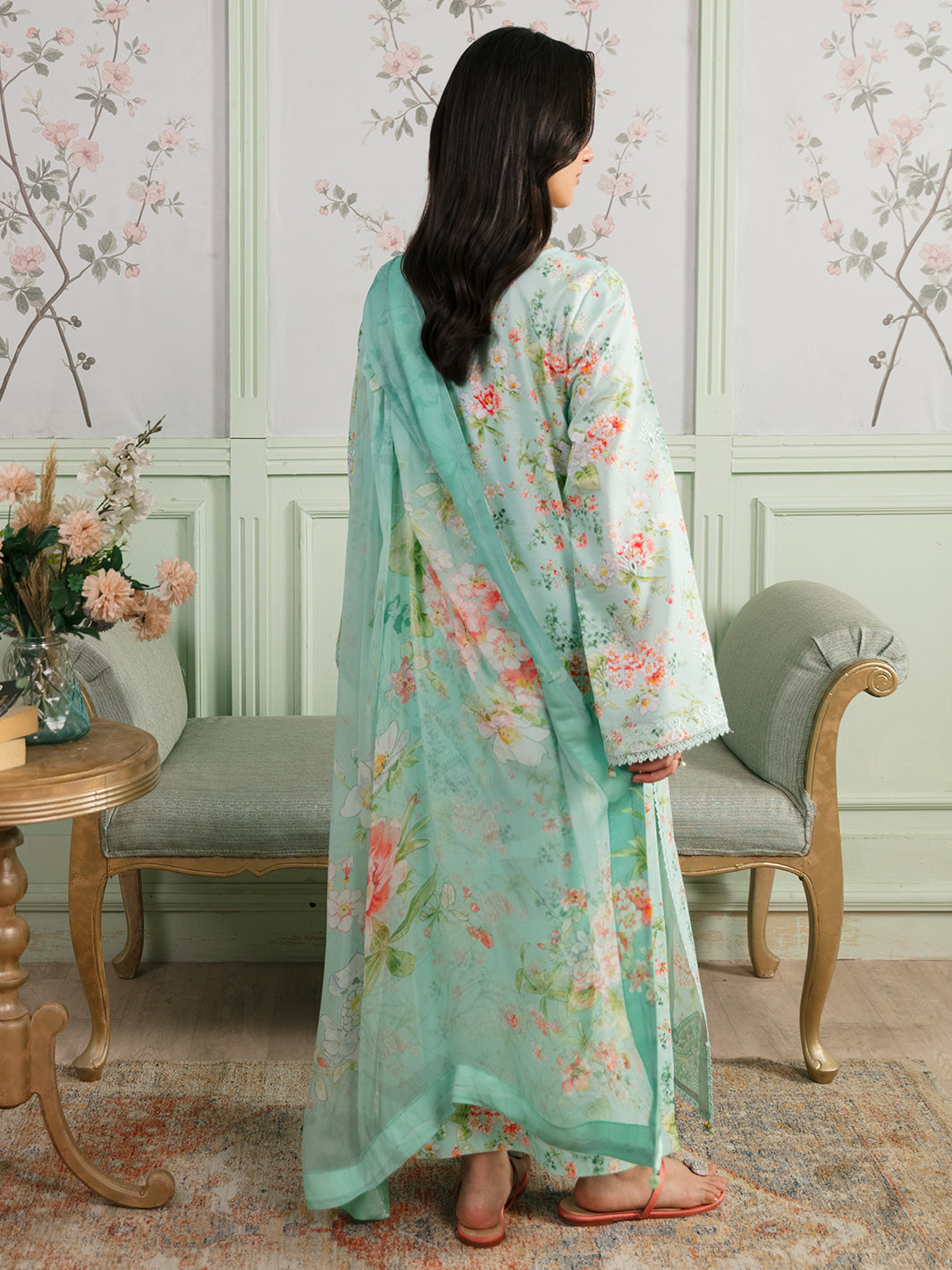 The Meetup by Yards Unstitched Embroidered Lawn 3 Piece Suit Calm Presence Casual Collection