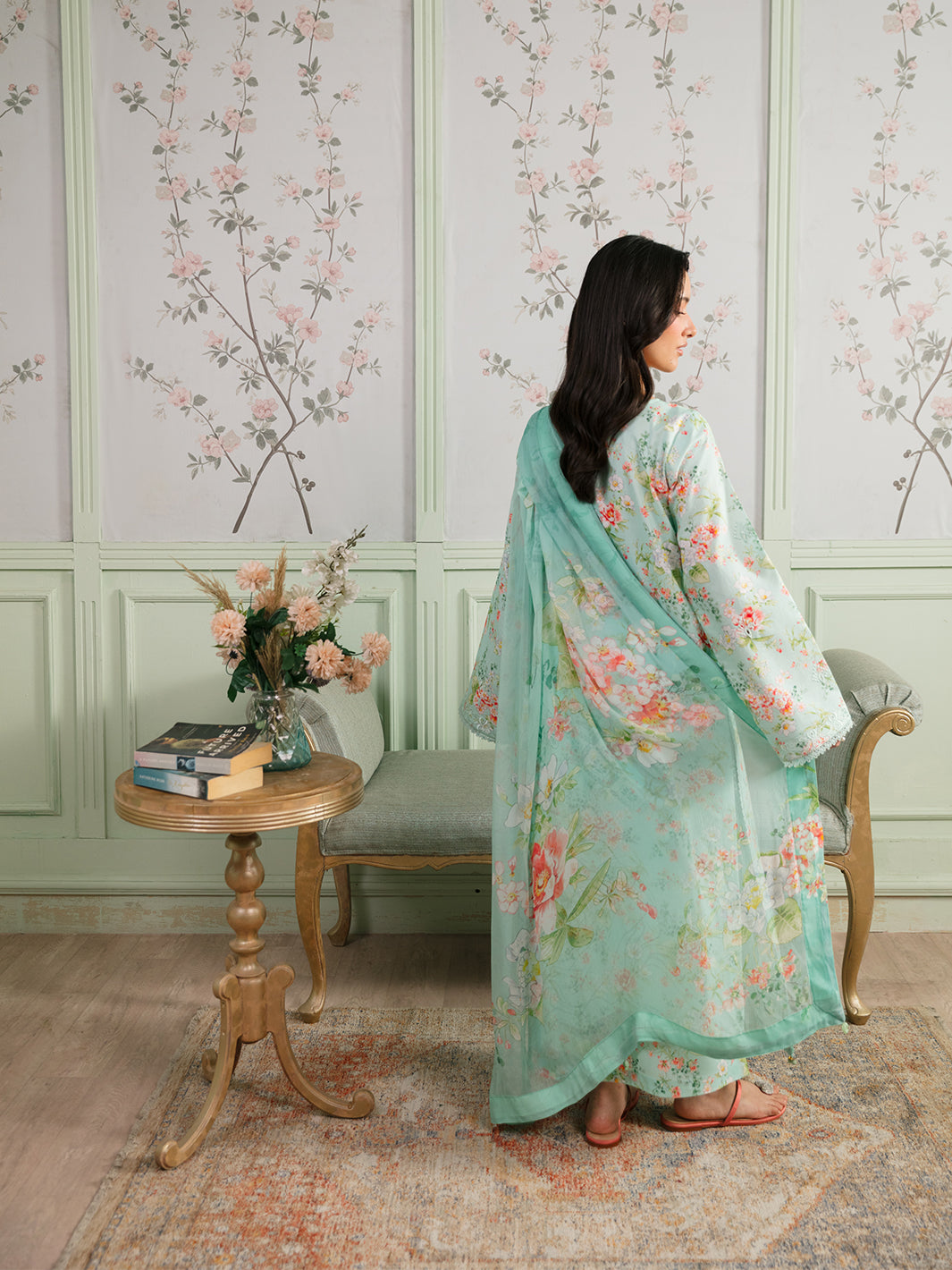 The Meetup by Yards Unstitched Embroidered Lawn 3 Piece Suit Calm Presence Casual Collection