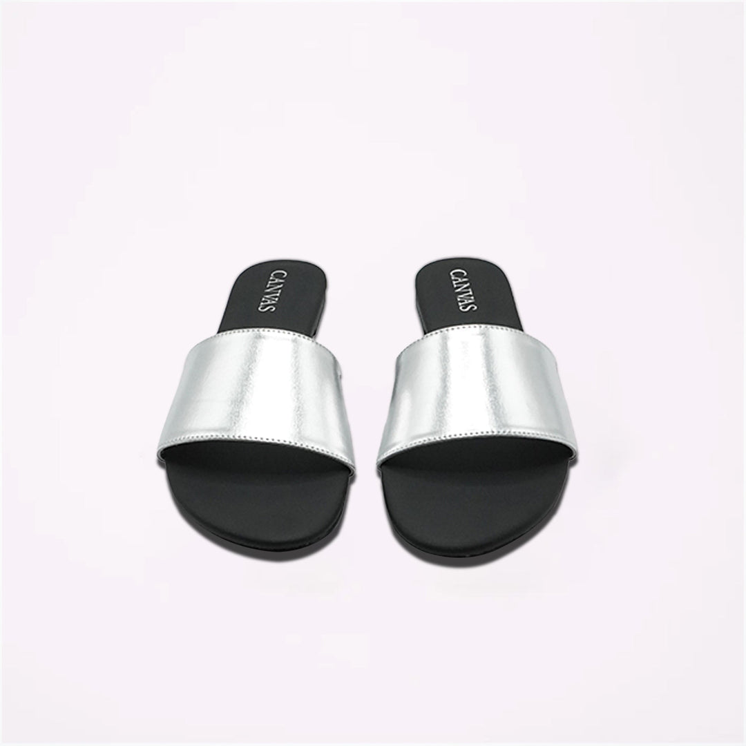 Canvas Gallery Footwear Casual 1 Piece ZAROON - METALLIC SILVER