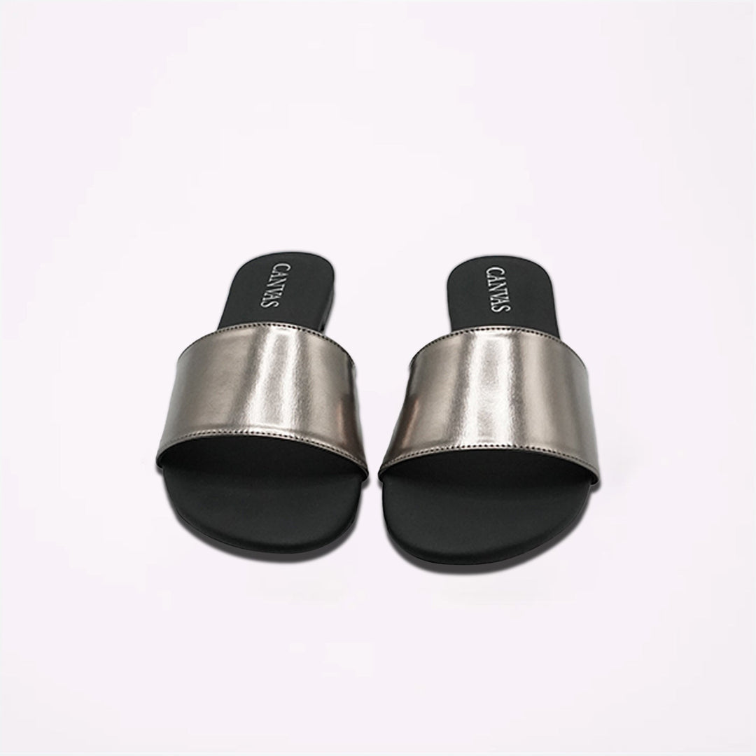 Canvas Gallery Footwear Casual 1 Piece ZAROON - METALLIC PEWTER