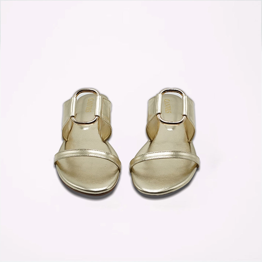 Canvas Gallery Footwear Casual 1 Piece IVORY - GOLD