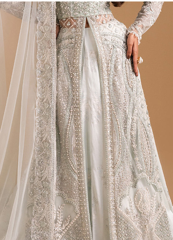 Afsanay by Zariya Luxury Embroidered Unstitched Chiffon 3 Piece Suits ZRY25LF D1 ZB50031 - Festive Collection