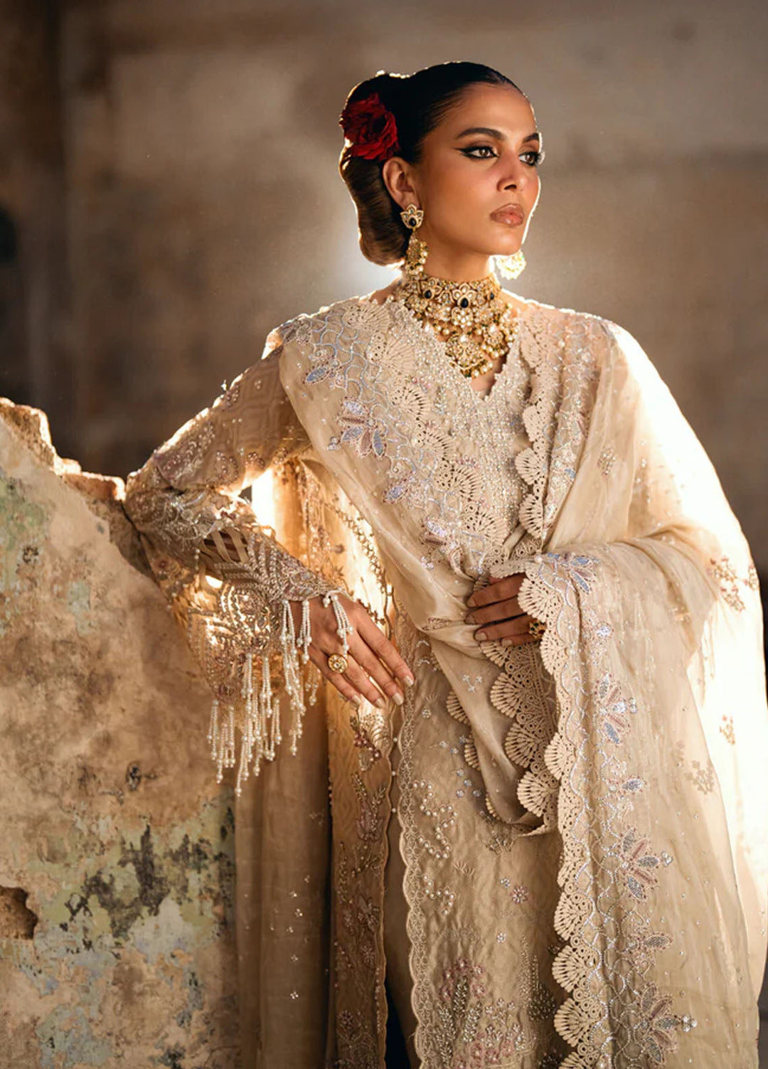 Mehermaah by Florent Embroidered Embroidered Suits Unstitched 3 Piece FL25MU Chandni - Formals Collection