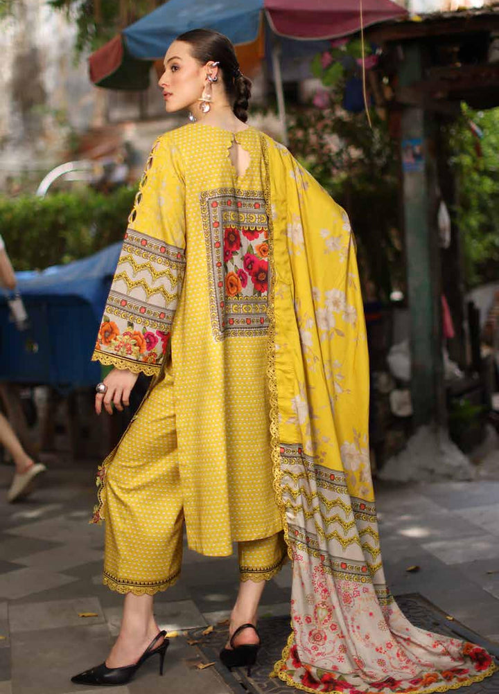 Combination by Charizma Unstitched Embroidered Linen 3 Piece Suit CHR26ULC CCW7-26 - Casual Collection