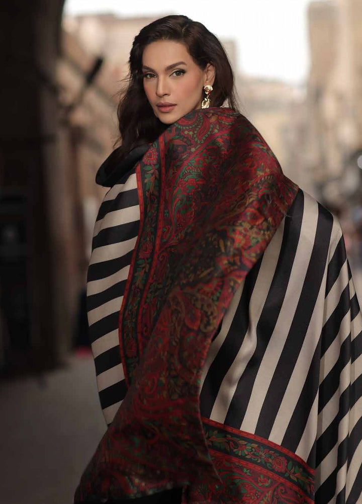 Signature by Charizma Unstitched Embroidered Leather Peach 3 Piece Suit CHR26USL CSL6-01 - Winter Collection