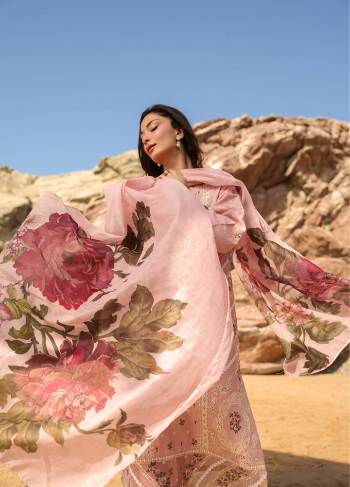 Manara by Maria RTW Embroidered Lawn 3 Piece Suit MN26RF Cherry Blossom M-09 - Festive Collection