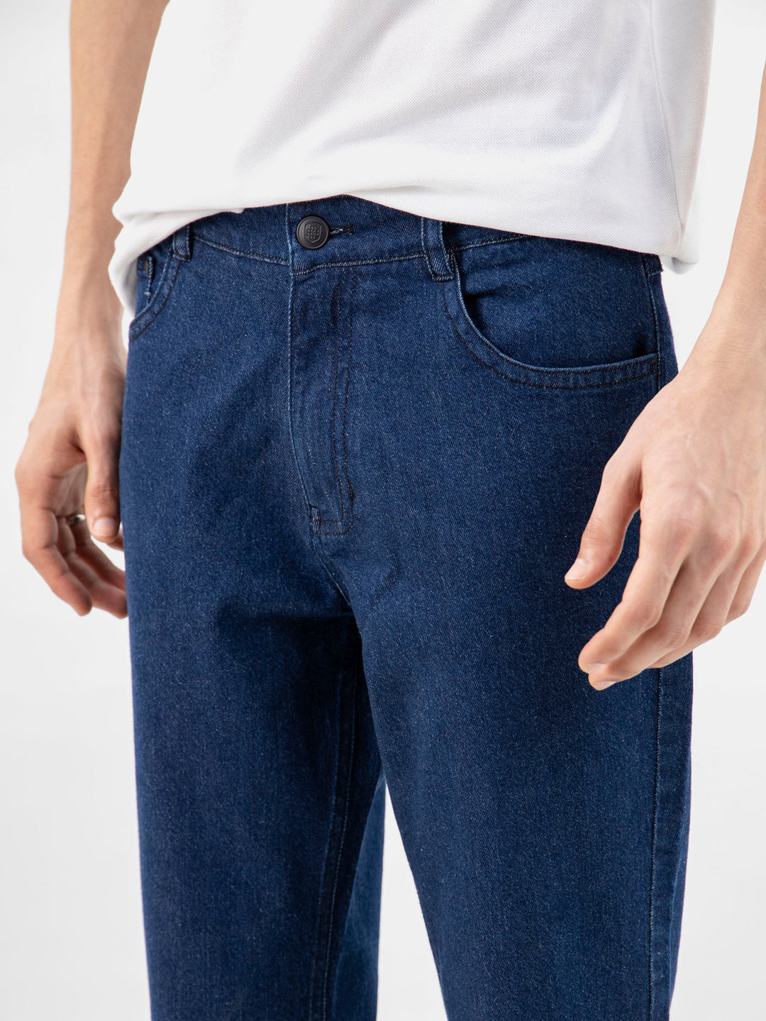 Brumano  Solids Mens  -  ClassicBlue Casual Fit Jeans