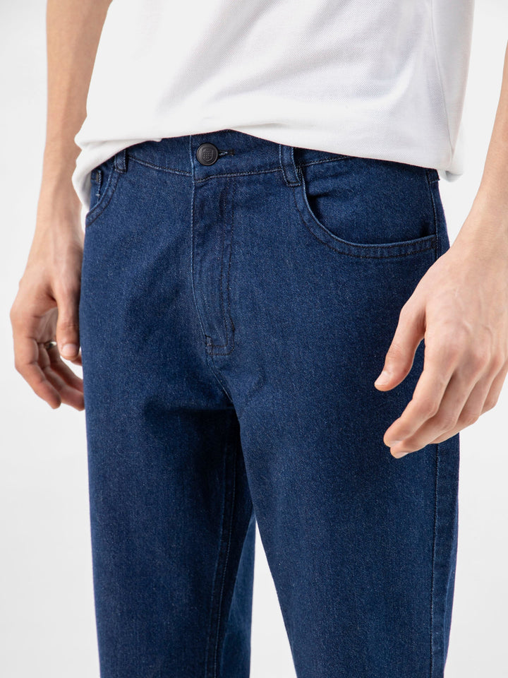 Brumano  Solids Mens  -  ClassicBlue Casual Fit Jeans