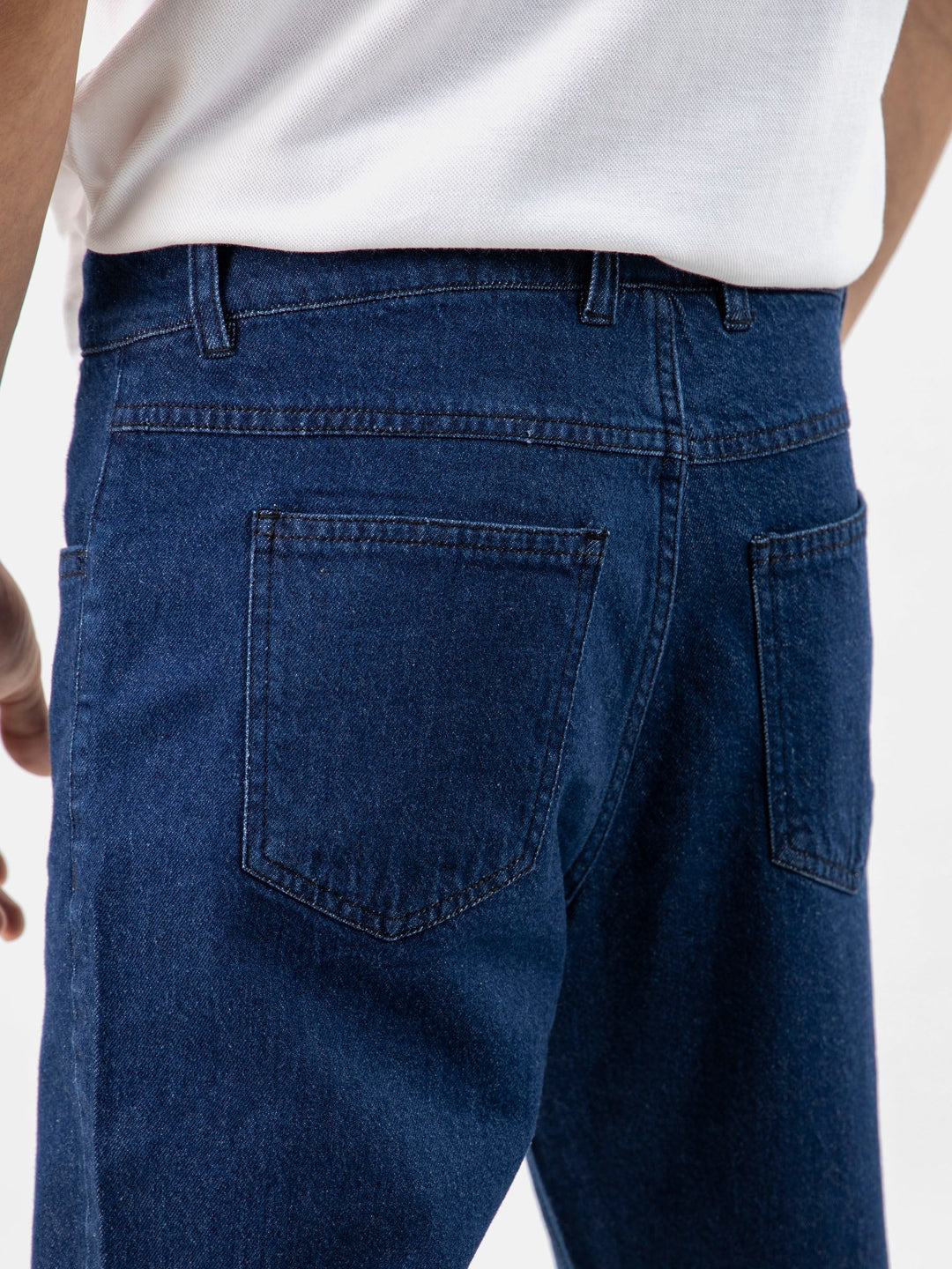 Brumano  Solids Mens  -  ClassicBlue Casual Fit Jeans