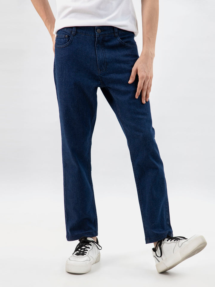 Brumano  Solids Mens  -  ClassicBlue Casual Fit Jeans
