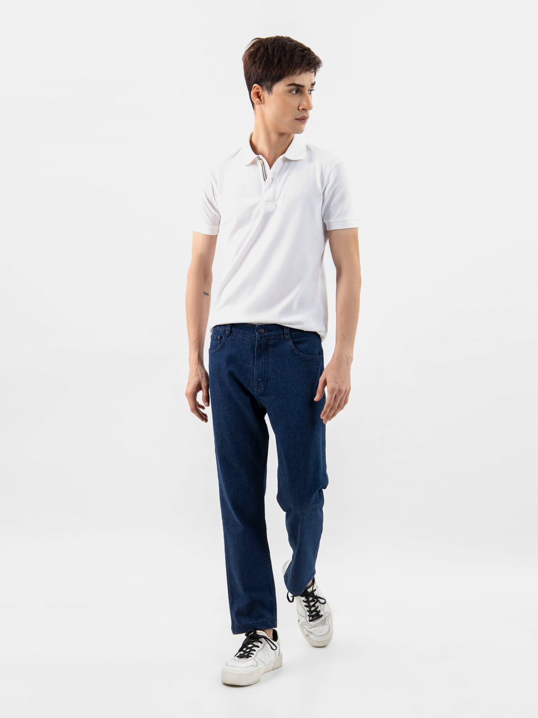 Brumano  Solids Mens  -  ClassicBlue Casual Fit Jeans