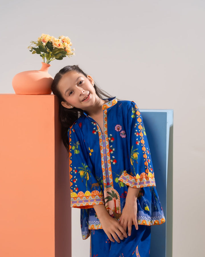Sprinkles Girls RTW Printed Cambric 2 Piece Suit Color Craft - Casual Collection