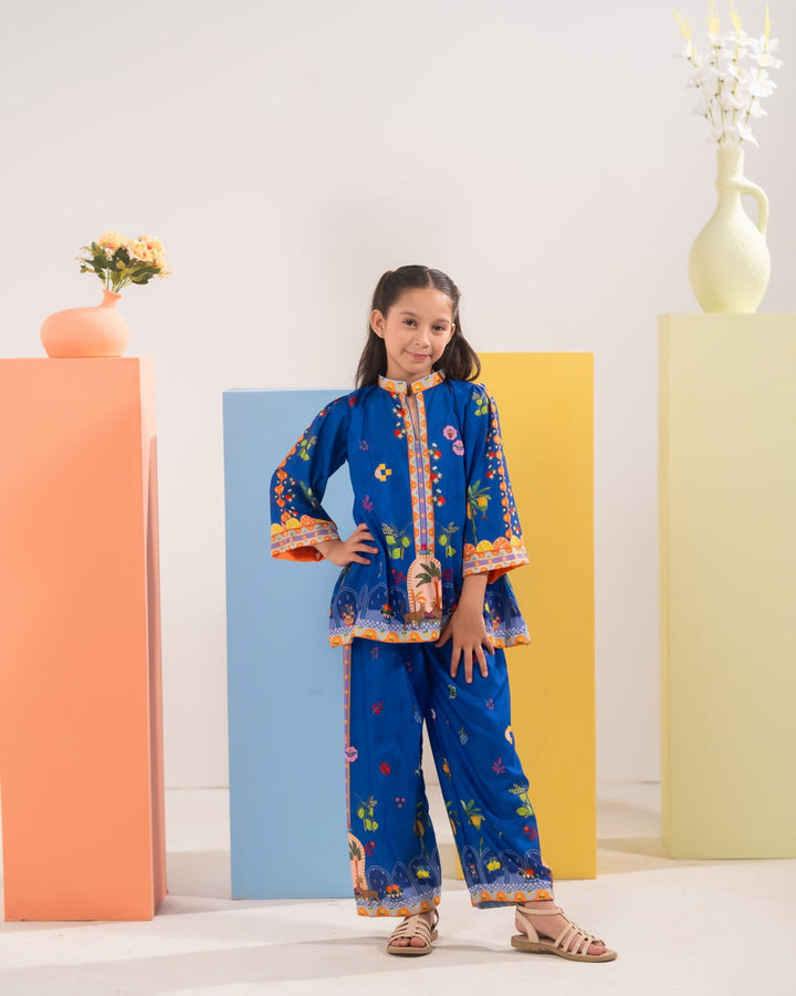 Sprinkles Girls RTW Printed Cambric 2 Piece Suit Color Craft - Casual Collection