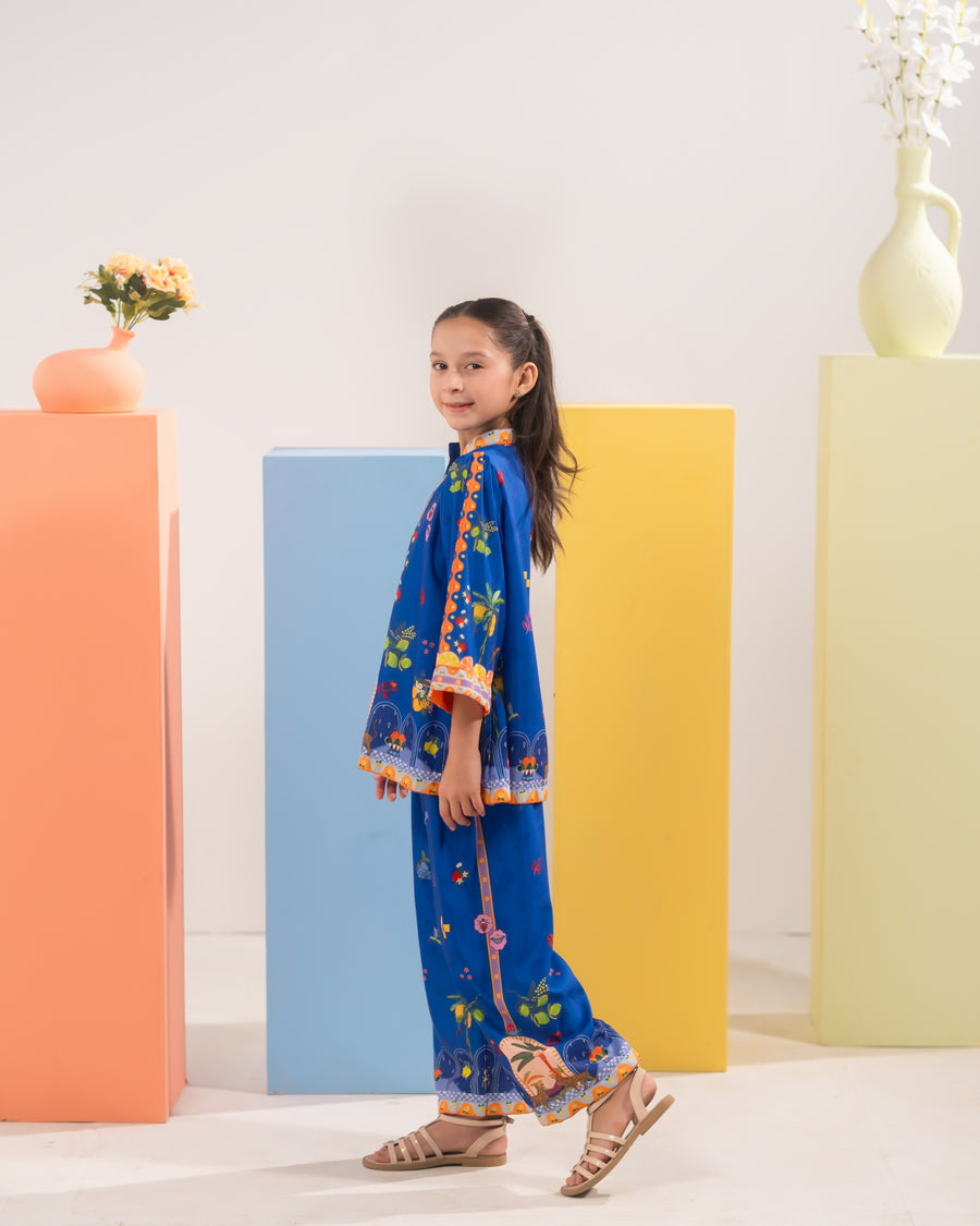Sprinkles Girls RTW Printed Cambric 2 Piece Suit Color Craft - Casual Collection