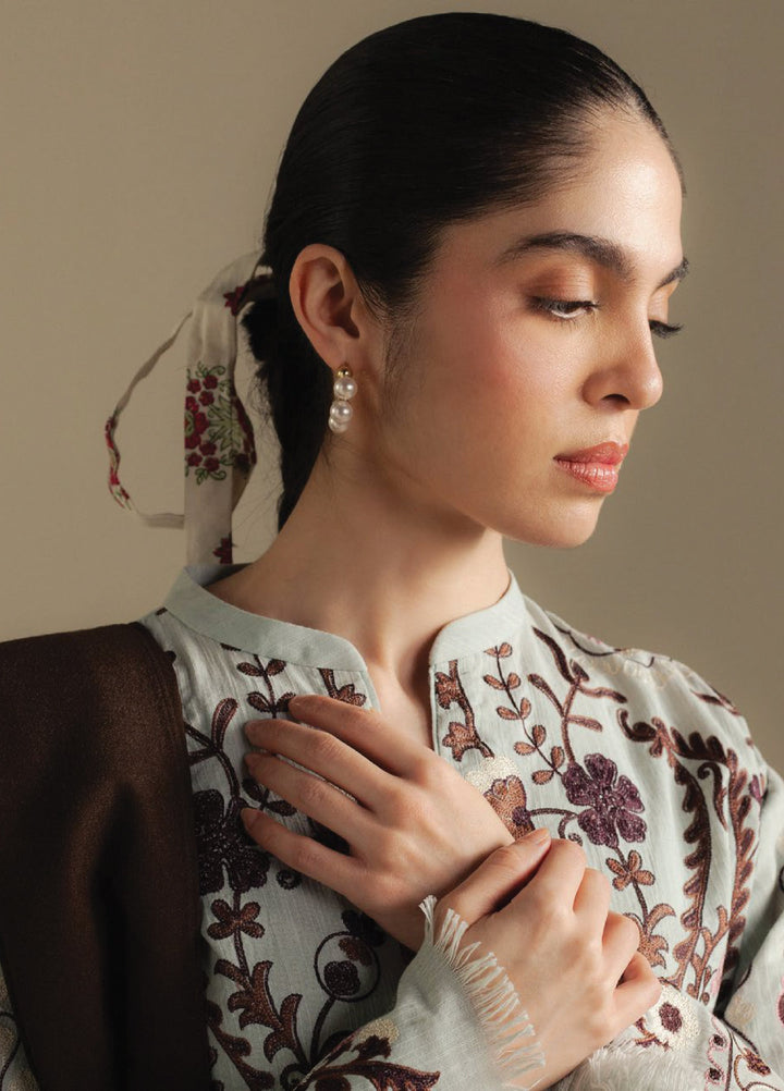 Coco by Zara Shahjahan Unstitched Winter Khaddar Embroidered Suits 3 Piece CZS25WU D-07 A Breeze - Winter Collection