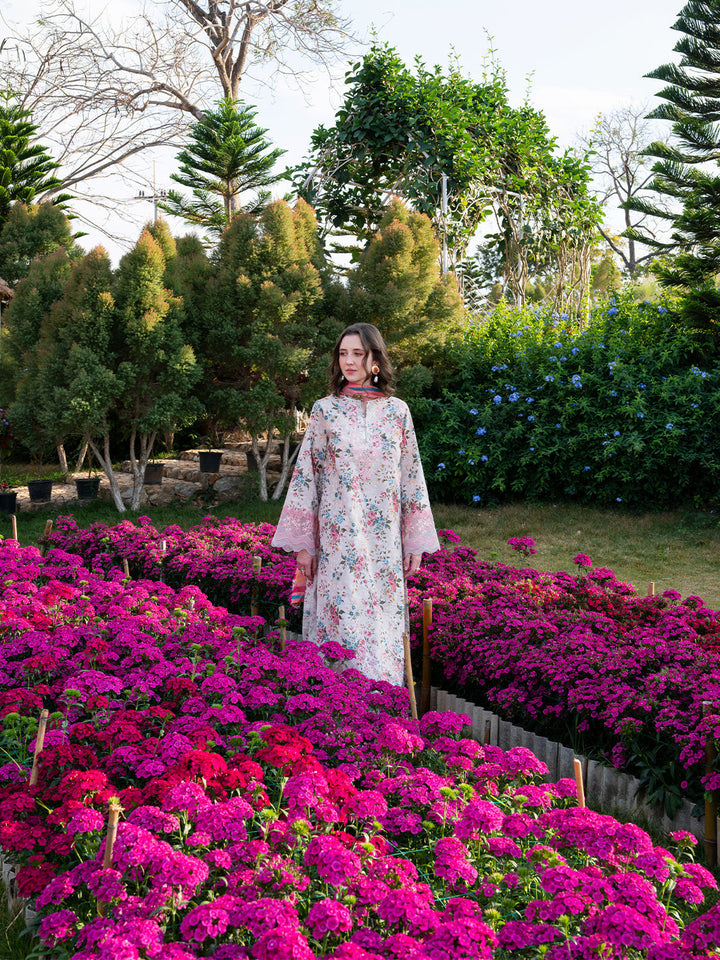 The Scent Of Summers by Yards Unstitched Embroidered Lawn 3 Piece Suit Coral Gardenia Casual Collection