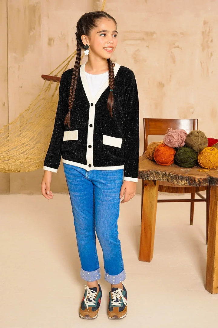 Ochre RTW Printed Girls 1 Piece Viscose Sweater OWSG-12 - Winter Collection