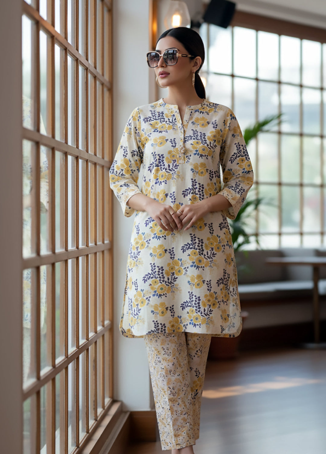 Lakhany Pret Printed Khaddar 2 Piece Suit LG-RK-0080