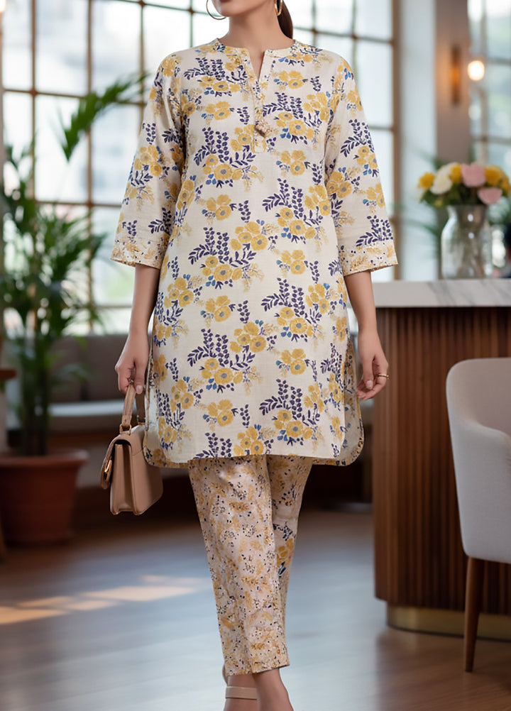 Lakhany Pret Printed Khaddar 2 Piece Suit LG-RK-0080