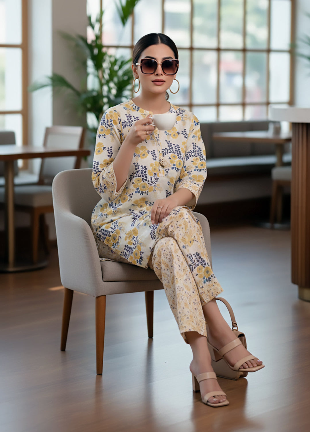 Lakhany Pret Printed Khaddar 2 Piece Suit LG-RK-0080