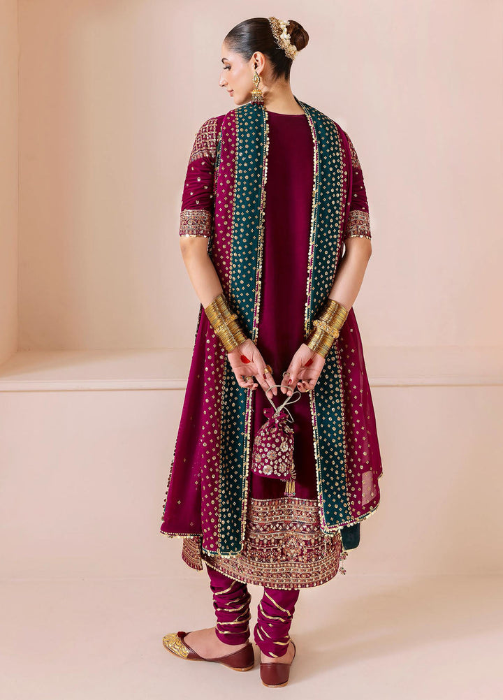 Jazmin Embroidered Velvet Suits Unstitched 3 Piece JZ25CU Cvf D-02 Gauhar - Formals Collection