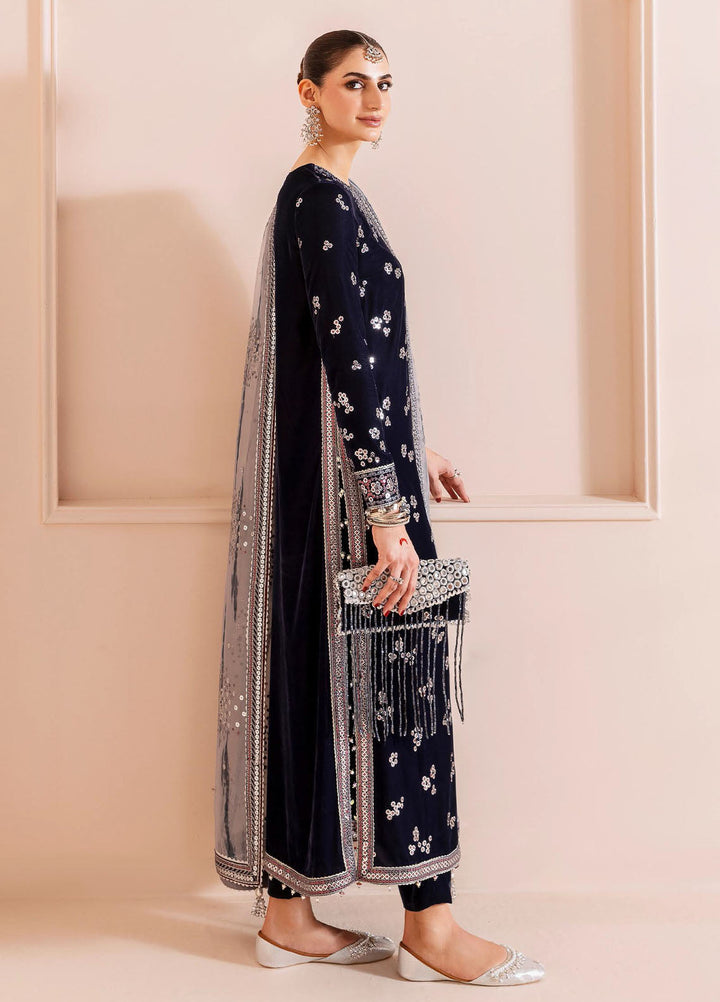 Jazmin Embroidered Velvet Suits Unstitched 3 Piece JZ25CU Cvf D-03 Chaand - Formals Collection