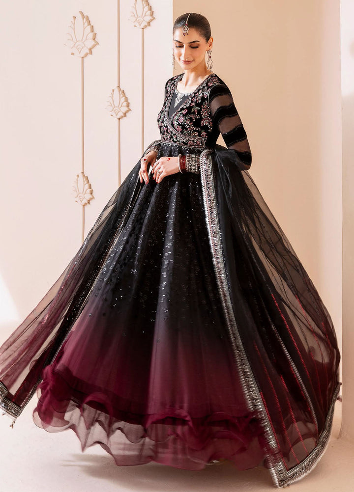 Jazmin Embroidered Velvet Suits Unstitched 3 Piece JZ25CU Cvf D-10 Laila - Formals Collection