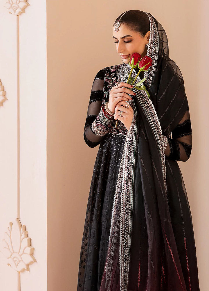 Jazmin Embroidered Velvet Suits Unstitched 3 Piece JZ25CU Cvf D-10 Laila - Formals Collection